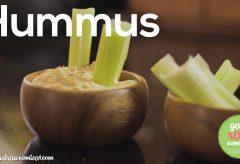 Hummus de garbanzo sin aceites / Comida Saludable