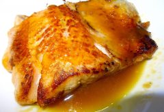 Cómo preparar un deliciosos salmón con salsa de naranja