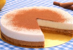 Cómo hacer una tarta de arroz con leche sin horno y por poco más de 2 euros #tartapormenosde3euros