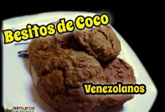 Cómo preparar unos besos de coco venezolanos